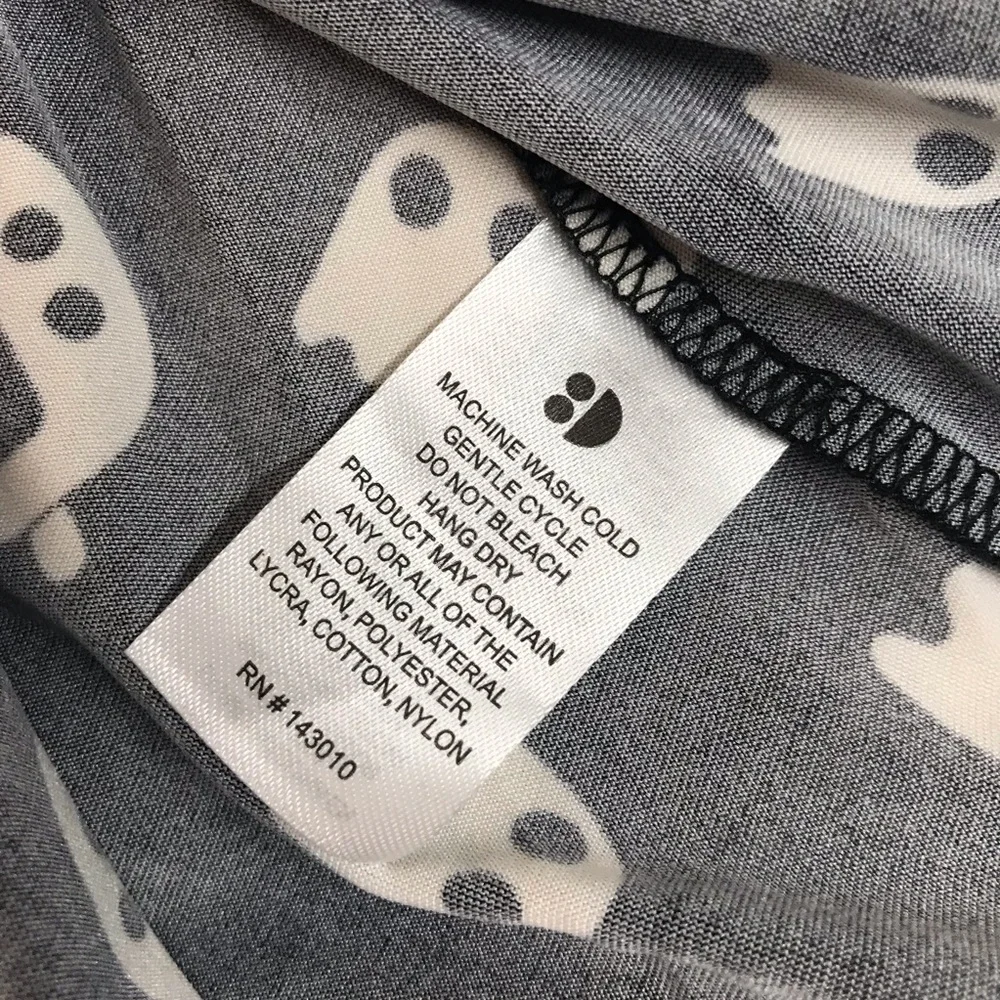 DOT DOT SMILE Baby Girl Ghost Halloween Dress Costume Black White 6-12 Months‎